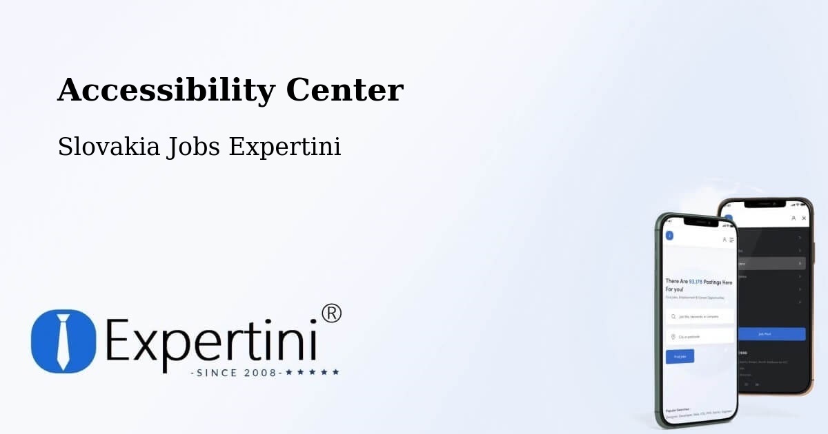 Accessibility Statement – Okres Myjava - Slovakia Jobs Expertini