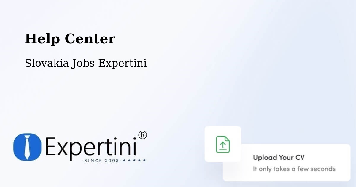 Help Center – Okres Myjava - Slovakia Jobs Expertini